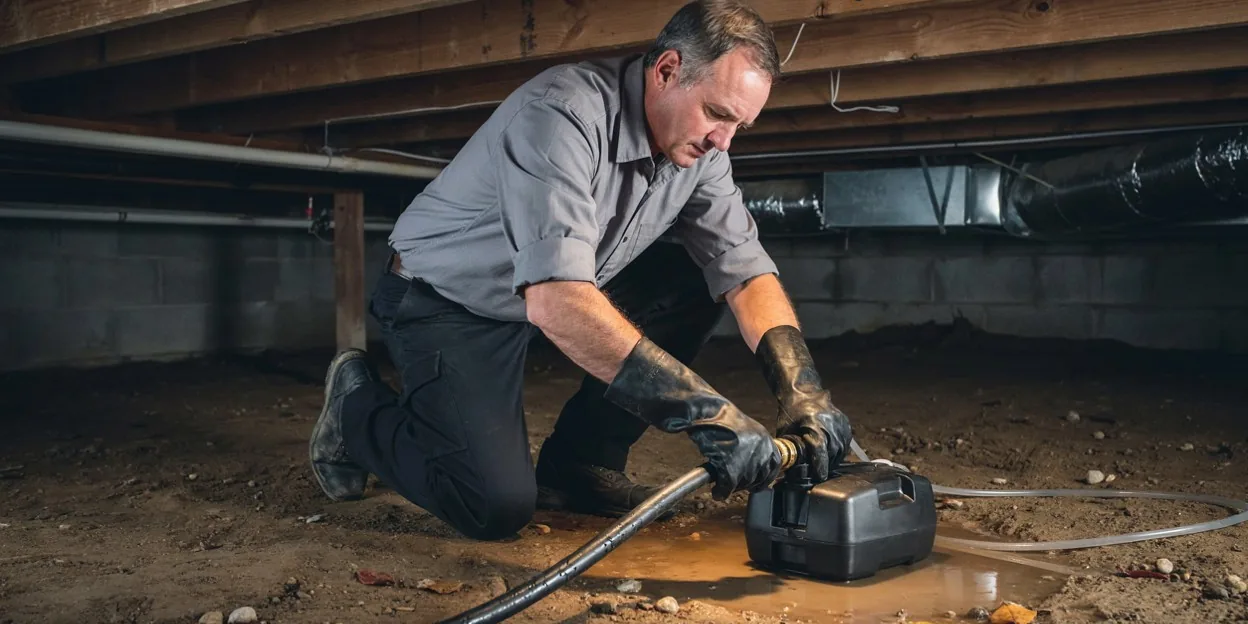 Crawl Space Water Extraction in West Yarmouth, MA