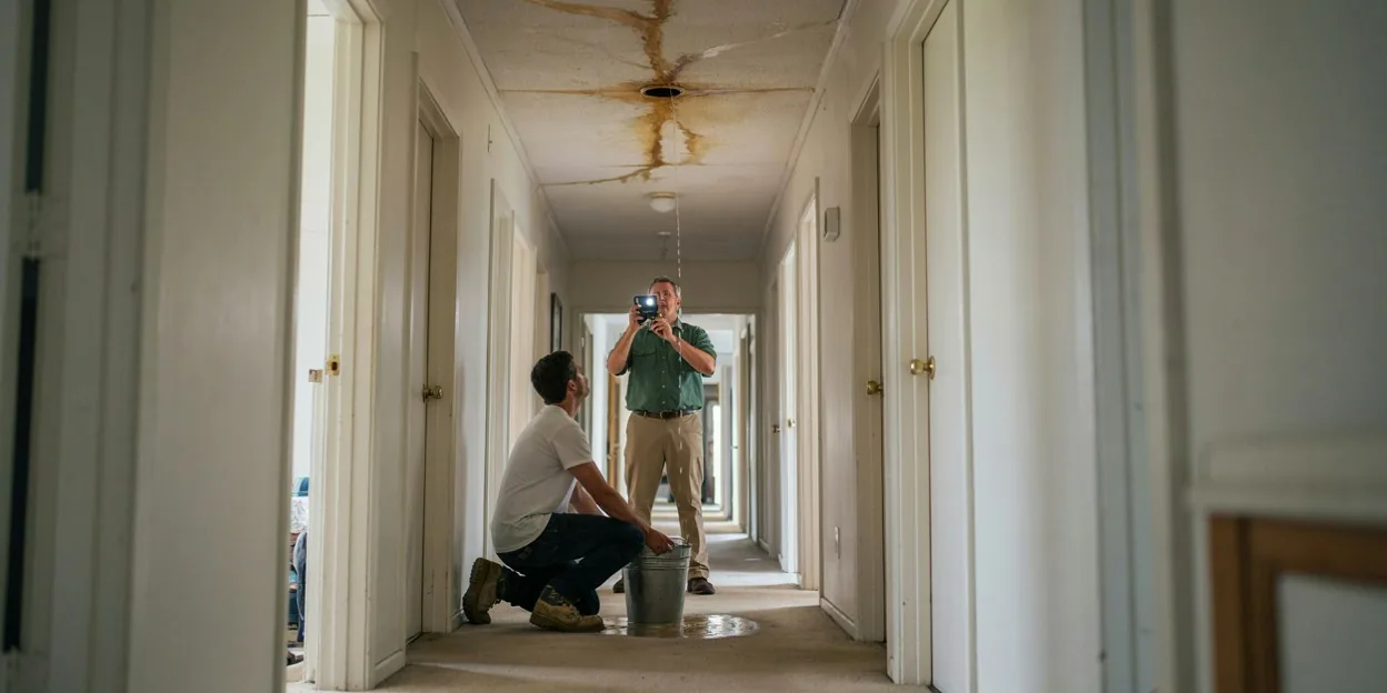 Roof Leak Water Damage in West Yarmouth, MA
